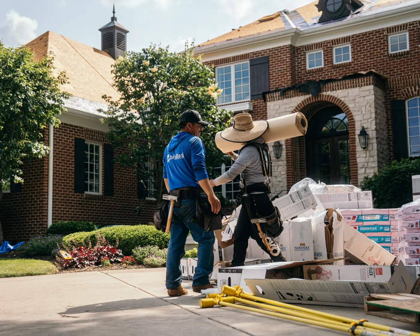 Commercial roof inspection documented in Springmill Crossing